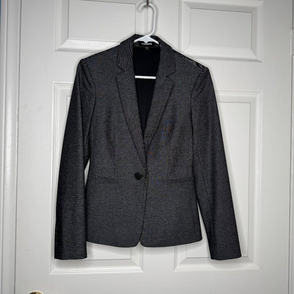 Express Dark Grey Blazer
